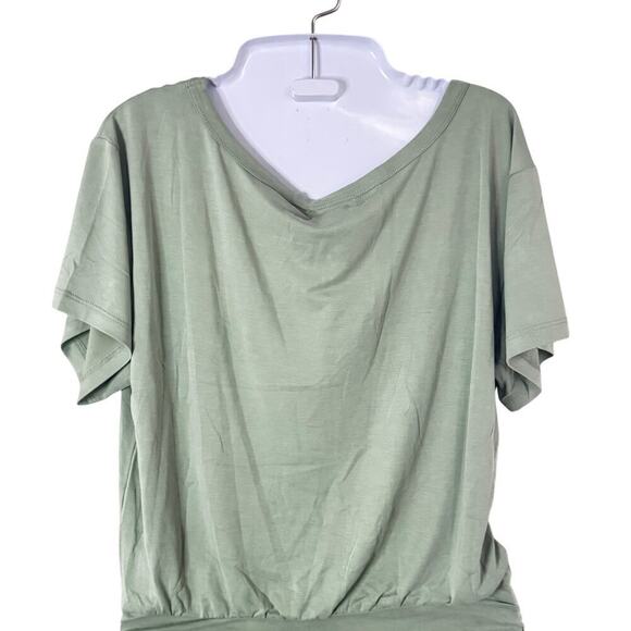 New L*SPACE Balboa Bodycon Mini dress Mint Green Stretchy Jersey Knit Sz M - Picture 11 of 14